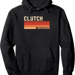 CLUTCH Limited Edition Personalized Retro Hoodie in Black - Express Your Style
